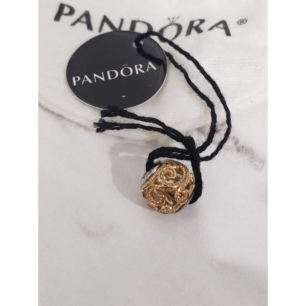 Pandora ALE Essence 925 Sterling Silver & 14K Gold Creativity Charm 796050
